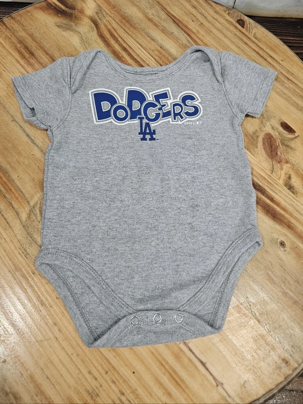 Infant Baby MLB Los Angeles Dodgers Baseball Onesie Bundle